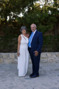 mother of the bride outfit destination wedding in cyprus
