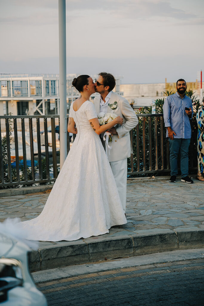 greek orthodox wedding ceremony protaras cyprus sea