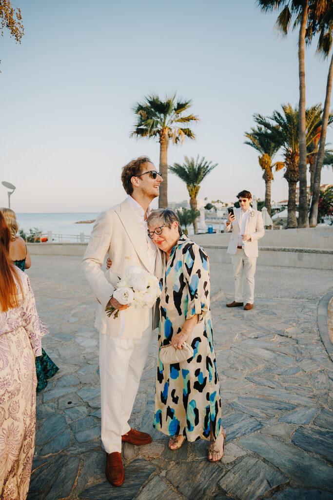 greek orthodox wedding ceremony protaras cyprus sea