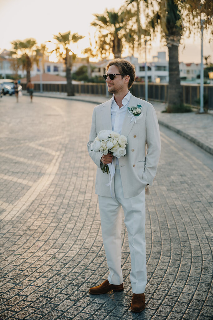 greek orthodox wedding ceremony protaras cyprus sea